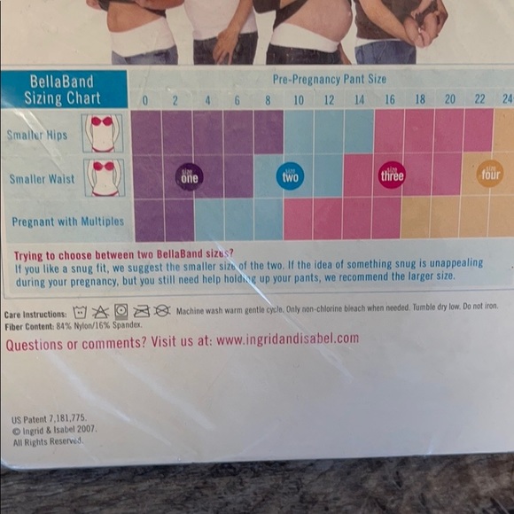 NWT BellaBand by Ingrid & Isabel-belly support - Picture 10 of 16